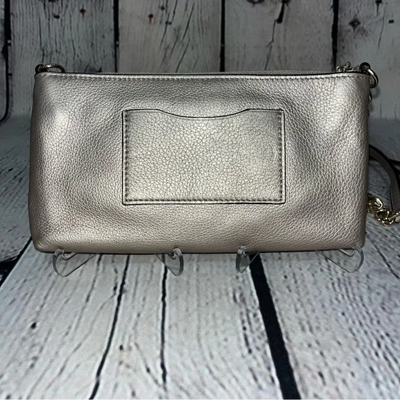 ✅SOLD✅ Vintage Y2K Coach Lyla Double Gusset Leather Crossbody Bag - Picture 7 of 17